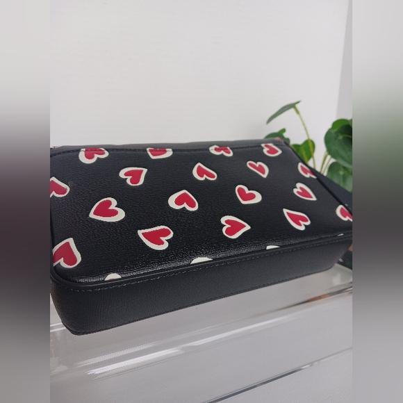 NWT Kate Spade - Morgan Stencil Hearts Embossed Crossbody Bag - Picture 9 of 14